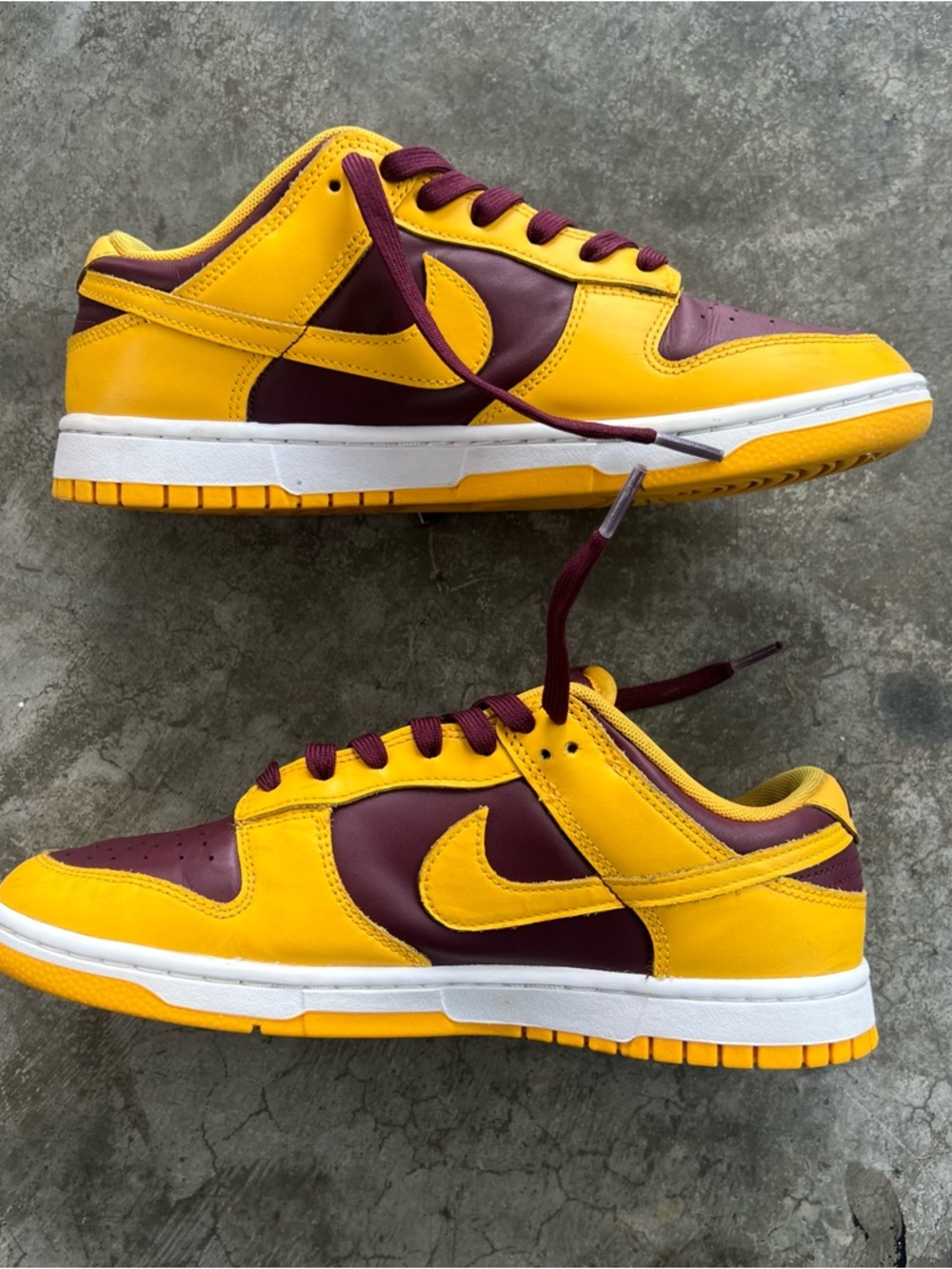 Nike Dunk Low Arizona State ASU Retro Sneakers Men’s Size 8.5 - Picture 7 of 11